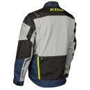 Klim Dakar Motorrad Enduro-Jacke blau grau neongelb