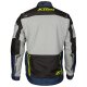 Klim Dakar Motorrad Enduro-Jacke blau grau neongelb