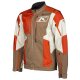 Klim Dakar Motorrad Enduro-Jacke beige braun orange