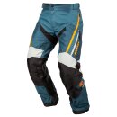 Klim Dakar Motocross-Hose blau orange weiss