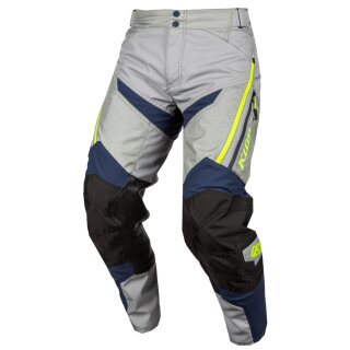 Klim Dakar In The Boot Motocross-Hose grau blau neongelb