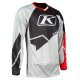 Klim Dakar Motocross Jersey weiss schwarz rot