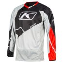 Klim Dakar Motocross Jersey weiss schwarz rot