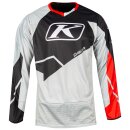 Klim Dakar Motocross Jersey weiss schwarz rot