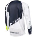 Klim Dakar Motocross Jersey weiss blau neongelb