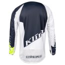 Klim Dakar Motocross Jersey weiss blau neongelb