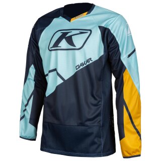 Klim Dakar Motocross Jersey blau türkis orange