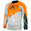 Klim Dakar Motocross Jersey orange blau grau