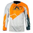 Klim Dakar Motocross Jersey orange blau grau