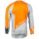 Klim Dakar Motocross Jersey orange blau grau