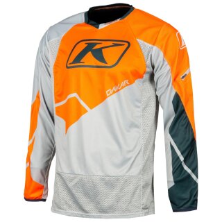 Klim Dakar Motocross Jersey orange blau grau