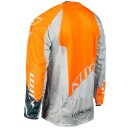 Klim Dakar Motocross Jersey orange blau grau