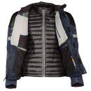 Klim Kodiak Motorrad Textil-Jacke dunkelblau dunkelgrau