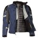 Klim Kodiak Motorrad Textil-Jacke dunkelblau dunkelgrau