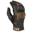 Klim Badlands Aero Pro S. Motorrad-Handschuh grau braun