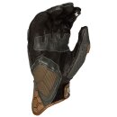 Klim Badlands Aero Pro S. Motorrad-Handschuh grau braun
