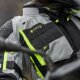 Klim Badlands Pro Motorrad Textil-Jacke grau neongelb