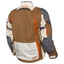 Klim Badlands Pro Motorrad Textil-Jacke beige braun grau