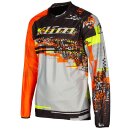 Klim XC Lite Digital Motocross Jersey grau orange gelb