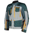 Klim Carlsbad Motorrad-Jacke Textil orange blau grau