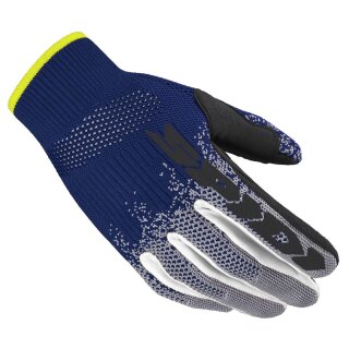 Spidi X-Knit Motocross-Handschuh blau neongelb