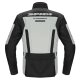 Spidi Traveler 3 Motorrad-Jacke Textil grau schwarz