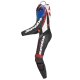 Spidi DP-Progressive Perf. Pro Kombi 1Pc schwarz rot blau