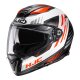 HJC F70 Carbon Kesta Helm MC6HSF matt carbon neonorange