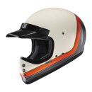 HJC V60 Scoby Retro Crosshelm MC7 weiss orange grau