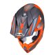 HJC i50 Flux Crosshelm MC6SF matt orange grau blau