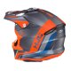 HJC i50 Flux Crosshelm MC6SF matt orange grau blau