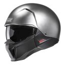 HJC i20 Motorrad Jethelm Uni silber