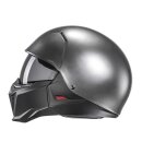 HJC i20 Motorrad Jethelm Uni silber