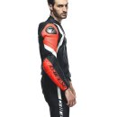 Dainese Avro 4 Lederkombi 2Pc schwarz neonrot weiss