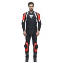 Dainese Avro 4 Lederkombi 2Pc schwarz neonrot weiss