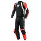 Dainese Avro 4 Lederkombi 2Pc schwarz neonrot weiss