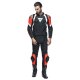 Dainese Avro 4 Lederkombi 2Pc schwarz neonrot weiss