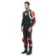 Dainese Avro 4 Lederkombi 2Pc schwarz neonrot weiss