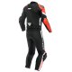 Dainese Avro 4 Lederkombi 2Pc schwarz neonrot weiss