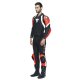 Dainese Avro 4 Lederkombi 2Pc schwarz neonrot weiss