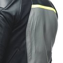 Dainese Racing 4 Motorrad Leder-Jacke grau schwarz