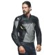 Dainese Racing 4 Motorrad Leder-Jacke grau schwarz