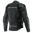 Dainese Racing 4 Motorrad Leder-Jacke schwarz schwarz