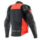 Dainese Racing 4 Perf. Motorrad-Jacke schwarz neonrot