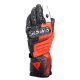 Dainese Carbon 4 Long Motorrad-Handschuh schwarz neonrot weiss