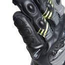 Dainese Druid 4 Motorrad-Handschuh schwarz grau neongelb