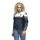 Dainese Rapida Lady Damen Motorrad-Jacke schwarz weiss gold