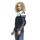 Dainese Rapida Lady Damen Motorrad-Jacke schwarz weiss gold