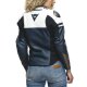 Dainese Rapida Lady Damen Motorrad-Jacke schwarz weiss gold