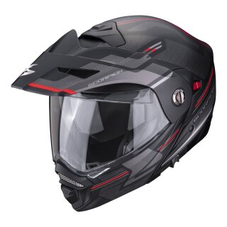 Scorpion ADX-2 Carrera Enduro-Helm mattschwarz rot